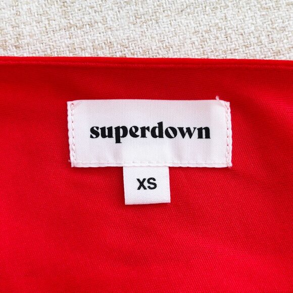 superdown Red Harlow Mini Dress size XS - Picture 8 of 11